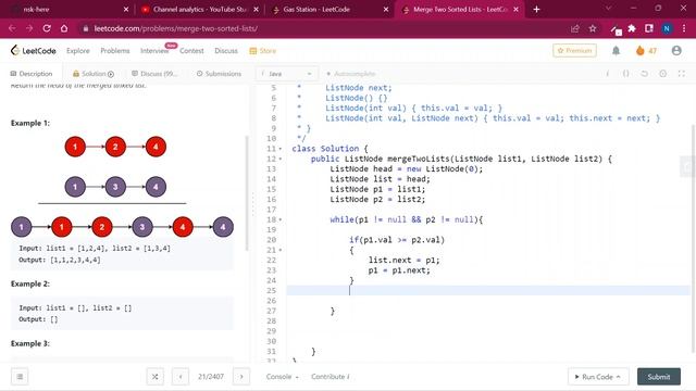 Merge Two Sorted Lists смотреть онлайн