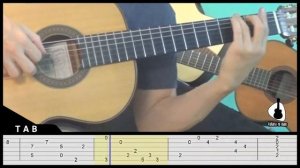 "Te vas Milonga"  TAB TUTORIAL  para Guitarra de Abel Fleury