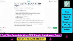 How To Use ChatOCR ChatGPT Plugin?