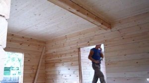 Утепление потолка в доме из профилированного бруса