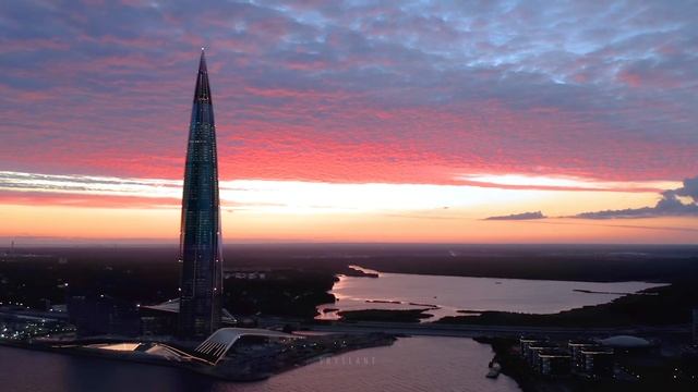 Закат на Лахте. Санкт-Петербург. смотреть онлайн