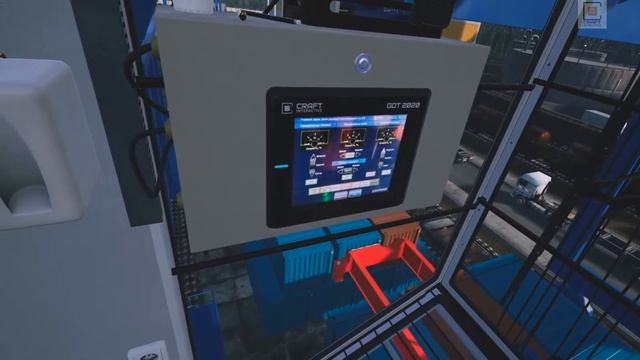VR Crane operator | Крановщик козлового крана в виртуальной реальности
