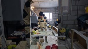 Как установить вентиляционную решётку в камин.