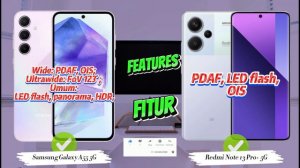 Samsung Galaxy A55 5G vs Redmi Note 13 Pro+ 5G