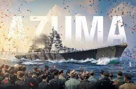Мир кораблей. Японский прем-рейсер 9 лвл. AZUMA. Лучший крейсер поддержки на 9 лвл.