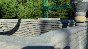 Как выглядит печать дома на строительном 3D принтере? | АМТ