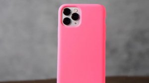 Цветные силиконовые чехлы для iPhone 11 Pro