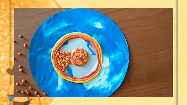 Расписной Блин // Пластилинография Для Детей