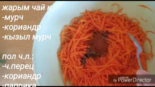 САБИЗ САЛАТ // КОРЕИЙСКИЙ САЛАТ // КЫРГЫЗЧА РЕЦЕПТТЕР.