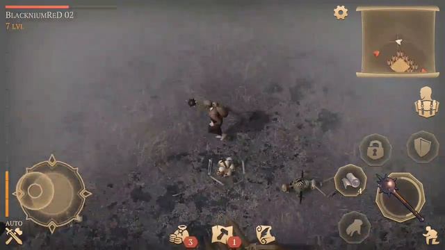 Grim Soul Survival: Killing Gatekeeper on Lv7😱🔥 Update v1.3.1 (Vid91)