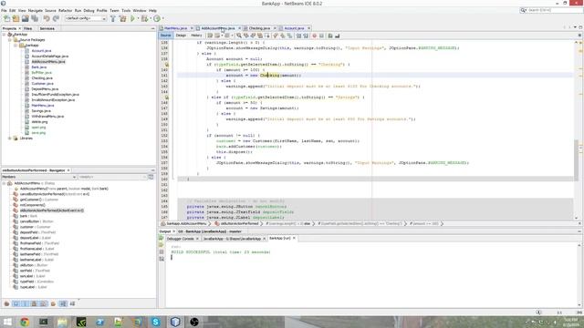 Java Bank App Swing GUI Part 6 смотреть онлайн