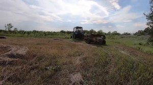 Тюкую сено. МТЗ-80 + пресс-подборщик "Киргизстан".