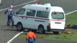 Ferrari incredible Crash in Suzuka