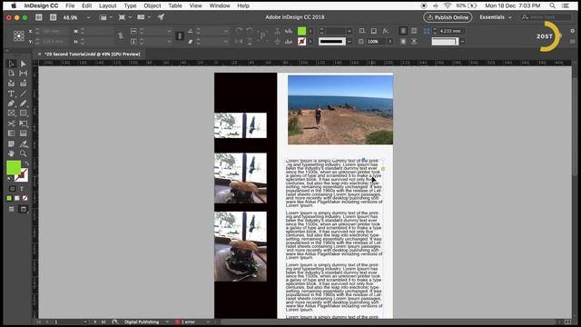 Enter Preview Mode in Indesign | Adobe InDesign Tutorial #12