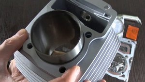 Цилиндр в сборе с поршнем CG200 см3 63,50мм 163FML h102mm палец 15mm ВАНЧАНГ