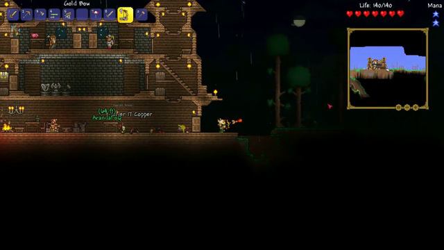 Terraria(v1.3.2.1) - Выживание часть 5 (Первая подготовка к Боссу) смотреть онлайн