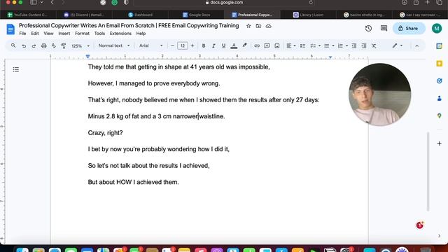 Professional Copywriter Writes An Email From Scratch | FREE Email Copywriting Training