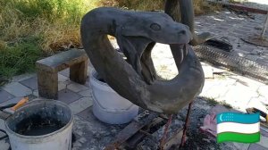 Змея из арт бетона своими руками обзор.