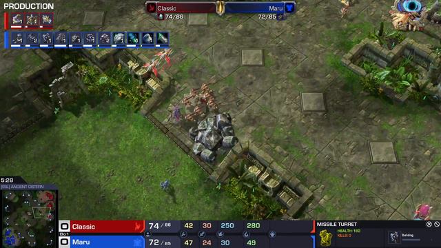 StarCraft 2: SAVAGE TERRAN VS PROTOSS Maru vs Classic - Game 1