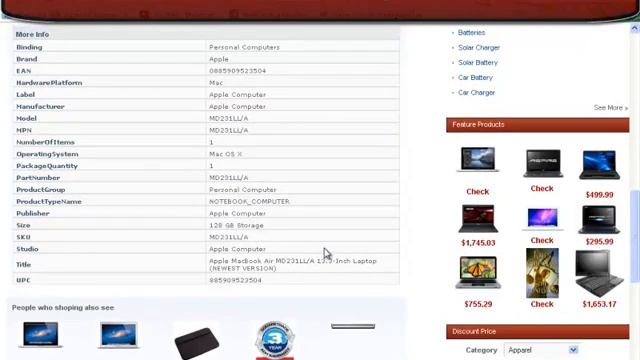 MacBook Air MD231LL Electronics Blackfriday online Deals