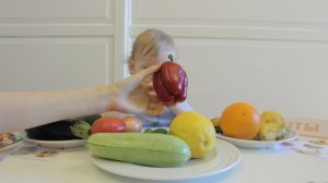 Овощи-фрукты. Развивающая игра для малыша "Овощи и фрукты"