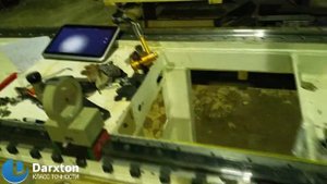 Выставление прямолинейности рельса с помощью автоколлиматора в Darxton