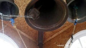 Колокольный звон на трех колоколах, звонарь Елена Грандова, г.Рига