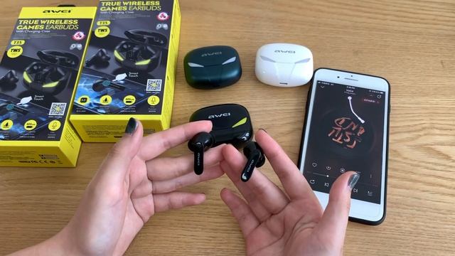 AWEI T35 How to use Earbuds Game mode смотреть онлайн
