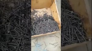 Станок для  гвоздей. Скоростное изготовление гвоздей