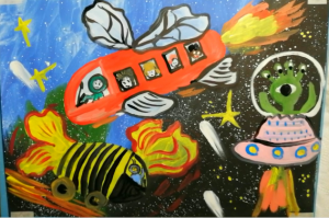 Как нарисовать Космическую сказку.