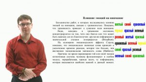 ИПО Чернов А. В. - Когнитивная психология.  Влияние эмоций на когнитивные процессы