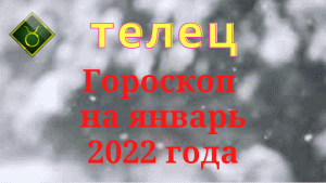 Телец Бизнес гороскоп на январь 2022 года