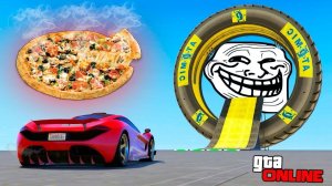 ТРОЛЛИНГ БАНДЫ ЗА ПИЦЦУ - ПОРАБОТАЙ ГОЛОВОЙ И НАЙДИ СЕКРЕТНЫЙ ВЫХОД В GTA 5 ONLINE