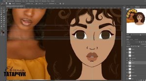 Как нарисовать девушку? | Рисую портрет девушки на графическом планшете