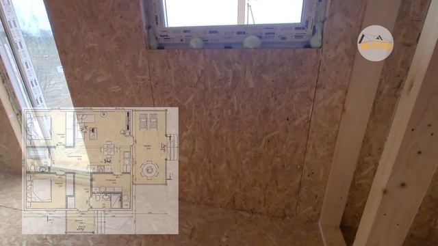 Удачная планировка одноэтажного дома из СИП 82 квадратных метра.