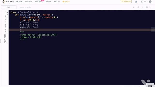 Spiral Matrix | LeetCode 54 | Solution & Explanation | Coding Interviews
