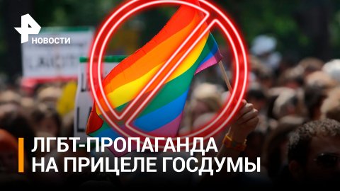 Госдума в первом чтении приняла законопроект о запрете ЛГБТ-пропаганды / РЕН Новости