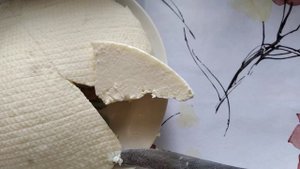 Домашний сыр из кефира.