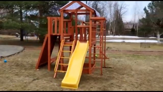 Детская площадка Савушка ХИТ 3 качели гнездо смотреть онлайн