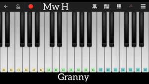 Granny Theme Main menu ( Cover Piano Mobile )
