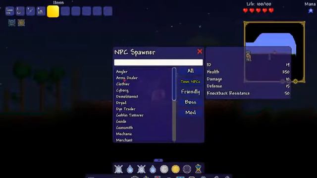 Terraria Mod menu FUN!!!!!