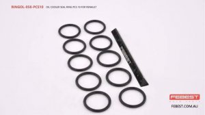 RINGOL-058-PCS10 OIL COOLER SEAL RING PCS 10 FOR RENAULT