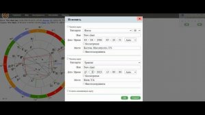 Натальную карту строим   бесплатно . Определяем  в каком доме затмение, ретро петли, новолуния
