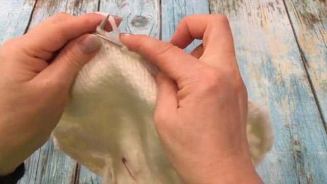 Мастер-класс. Комплект манишка / шапка. #Вязание_спицами.