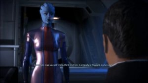 Mass Effect 2: Liara about Miranda romance in LotSB