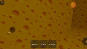 Я прохожу сырный лабиринт 2 часть с папой в Роблокс.