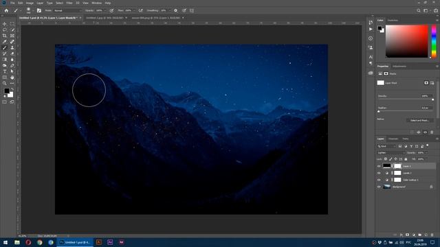 УРОК PHOTOSHOP | КАК ДЕНЬ ПРЕВРАТИТЬ В НОЧЬ смотреть онлайн