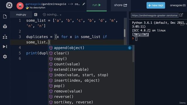 Exercise Comprehensions - Python Full Course for Beginners 2023