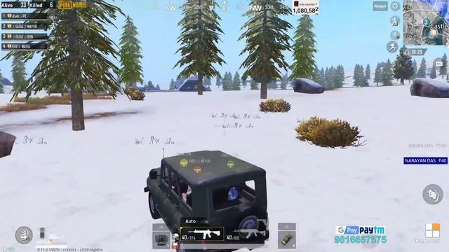 [Hindi] PUBG Mobile | "25 Kills" in Vikendi Map Amazing End Zone Fight смотреть онлайн