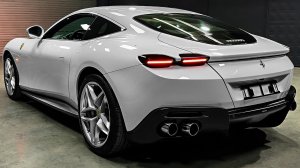 Ferrari Roma 2024 года — звук, интерьер и внешние детали